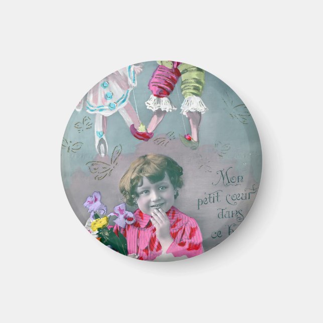 Mon petite coeur dans ce baiser  magnet (Front)