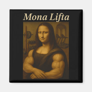 Mona Lifta Bodybuilding Funny Gift Magnet