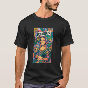 Mona Lisa 2.0 Modern Pop Art Influencer Poster - S T-Shirt