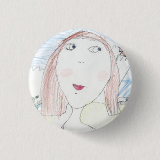 Mona Lisa 3 Cm Round Badge