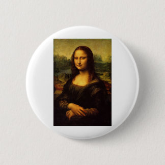Mona Lisa 6 Cm Round Badge