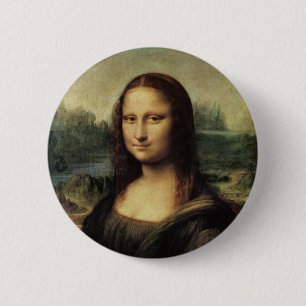Mona Lisa 6 Cm Round Badge