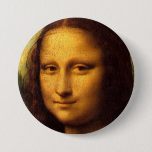 Mona Lisa 7.5 Cm Round Badge