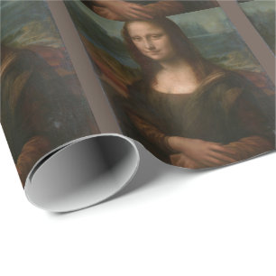 Mona Lisa  "A riddle, wrapped in a mystery..." Wra Wrapping Paper