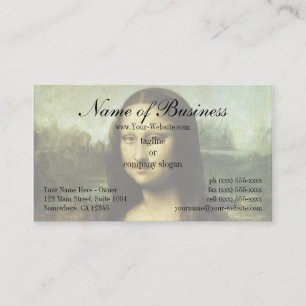 Mona Lisa (aka La Gioconda) by Leonardo da Vinci Business Card