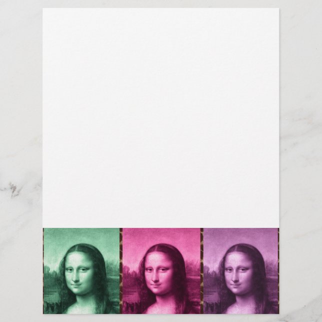Mona Lisa Animal Print Green Pink Purple (Front)