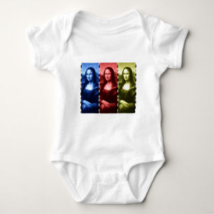 Mona Lisa Animal Print Primary Colours Baby Bodysuit