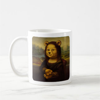 Mona Lisa Bear Coffee Mug