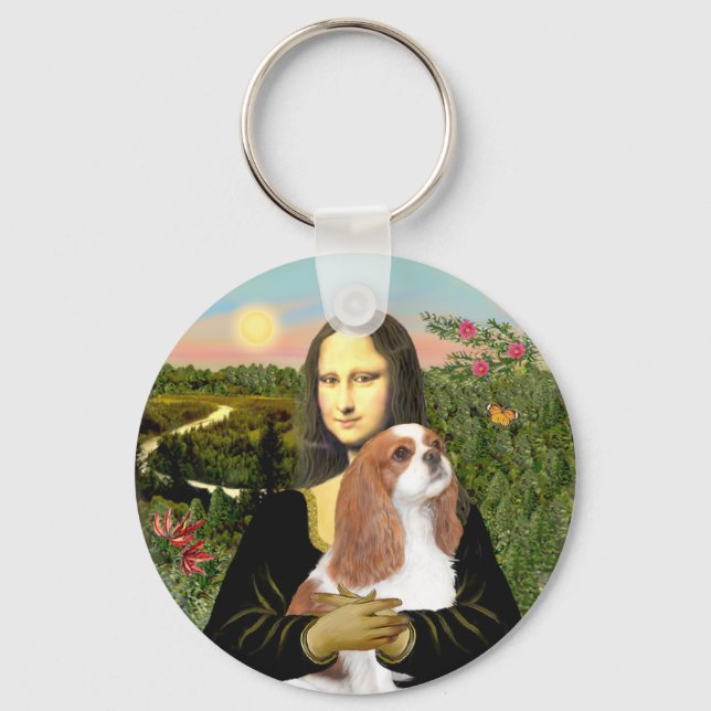 Mona Lisa - Blenheim Cavalier (F) Key Ring (Front)