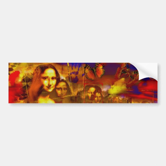 Mona Lisa Bumper Sticker (Front)