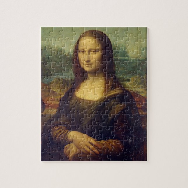 Mona Lisa by Leonardo Da Vinci Jigsaw Puzzle (Vertical)