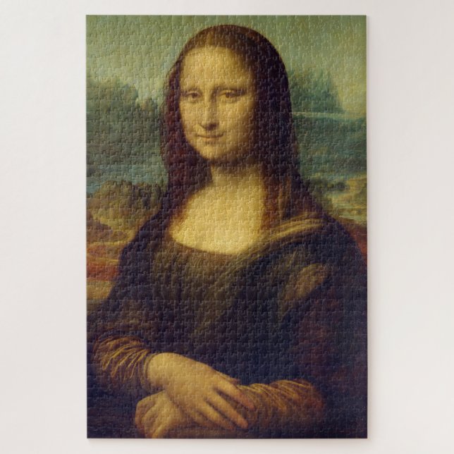 Mona Lisa by Leonardo Da Vinci  Jigsaw Puzzle (Vertical)