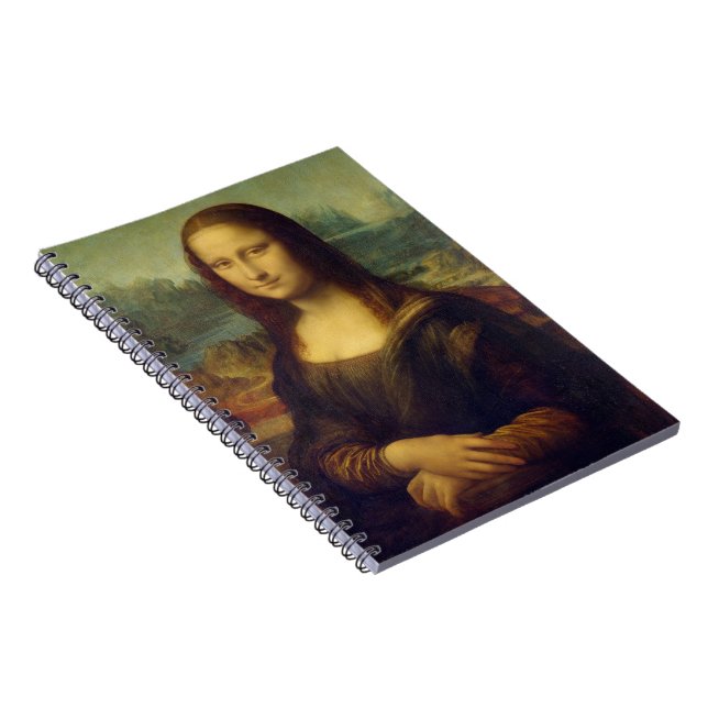 Mona Lisa By Leonardo Da Vinci Notebook (Right Side)