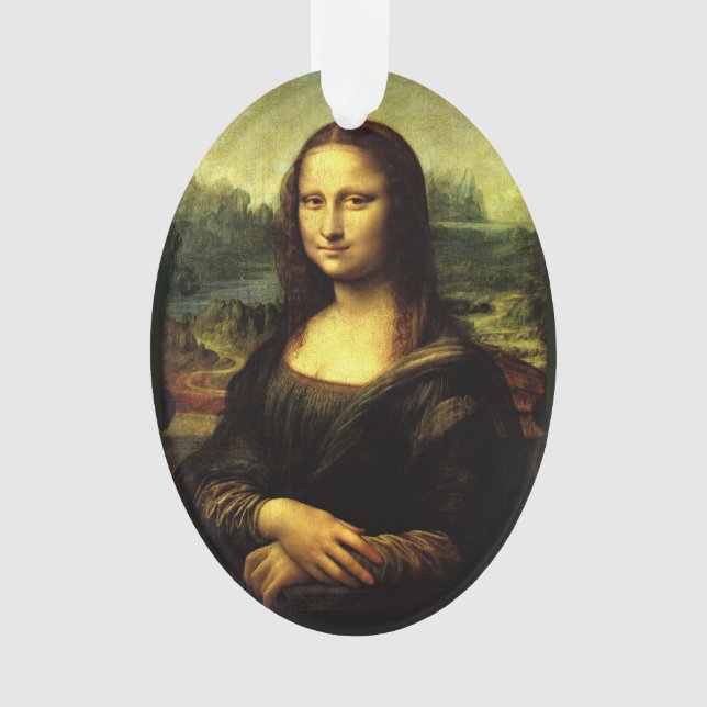 Mona Lisa by Leonardo da Vinci Ornament (Front)
