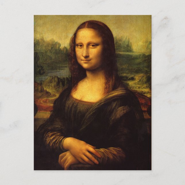 Mona Lisa by Leonardo da Vinci Postcard (Front)