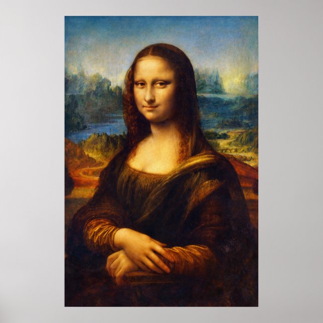 Mona Lisa by Leonardo da Vinci Poster (Front)