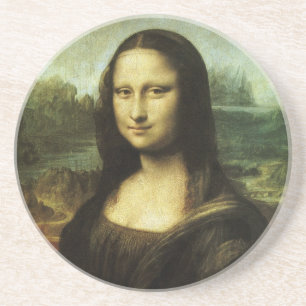 Mona Lisa by Leonardo da Vinci, Renaissance Art Coaster