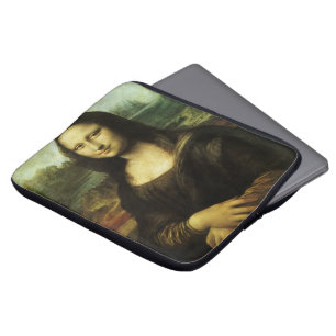 Mona Lisa by Leonardo da Vinci, Renaissance Art Laptop Sleeve