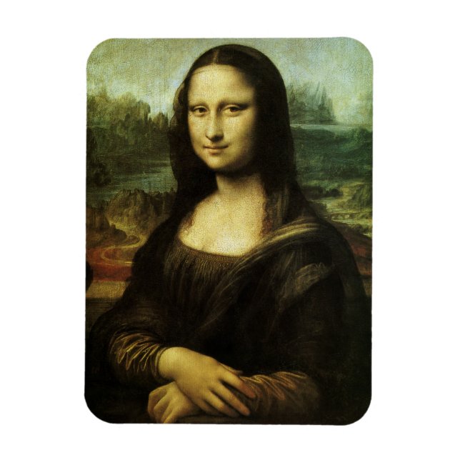 Mona Lisa by Leonardo da Vinci, Renaissance Art Magnet (Vertical)