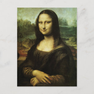Mona Lisa by Leonardo da Vinci, Renaissance Art Postcard