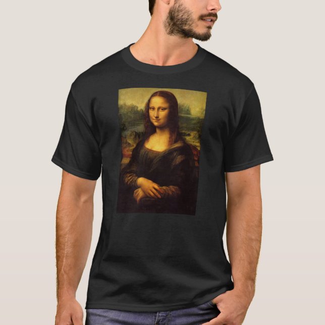 Mona Lisa by  Leonardo Da Vinci T-Shirt (Front)