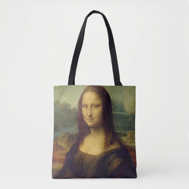 Mona Lisa by Leonardo Da Vinci Tote Bag (Front)