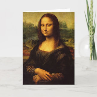Mona Lisa by Michelangelo Greeting Card