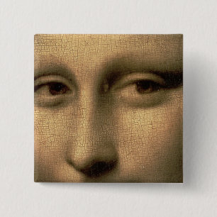 Mona Lisa, c.1503-6 15 Cm Square Badge