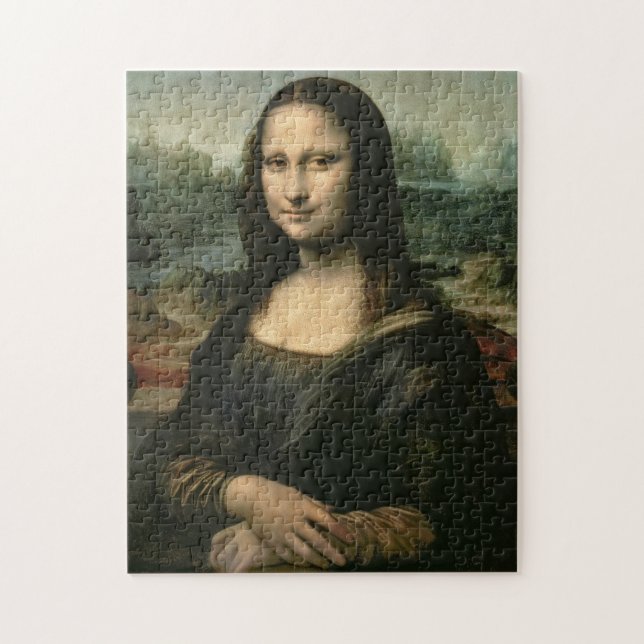 Mona Lisa, c.1503-6 Jigsaw Puzzle (Vertical)