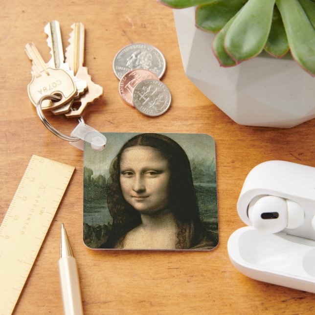 Mona Lisa, c.1503-6 Key Ring (Desk)