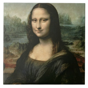 Mona Lisa, c.1503-6 (oil on panel) Ceramic Tile