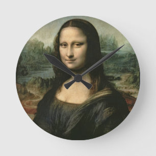 Mona Lisa, c.1503-6 (oil on panel) Round Clock