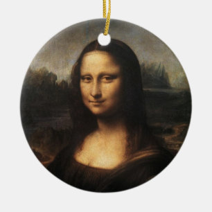 Mona Lisa Ceramic Tree Decoration