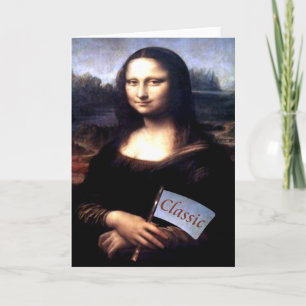 Mona Lisa Classic Birthday Gifts Card