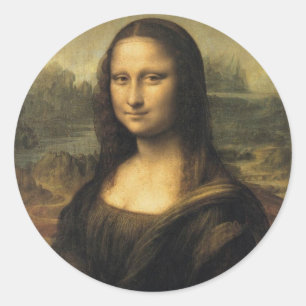 Mona Lisa Classic Round Sticker