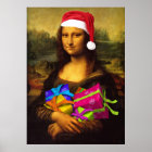 Mona Lisa Comes As Santa Claus