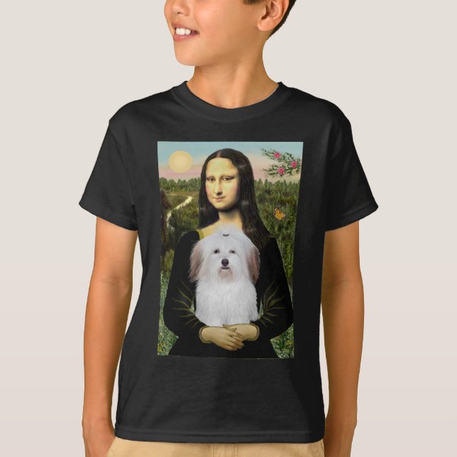 Mona Lisa - Coton De Tulear T-Shirt (Front)