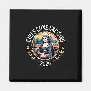 Mona Lisa Cruise Vacation Girls Gone Cruising 2026 Magnet