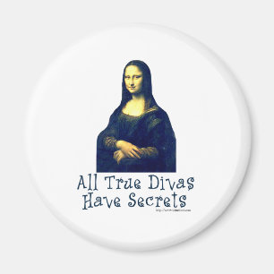Mona Lisa Diva Secrets Magnet
