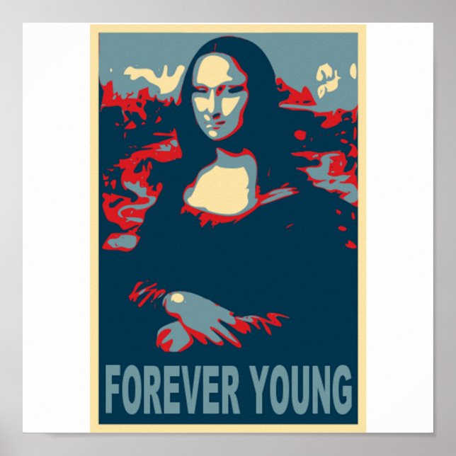 Mona Lisa Forever Young Poster (Front)