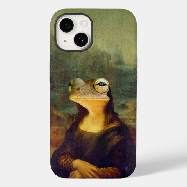 Mona Lisa Frog Case-Mate iPhone Case (Back)