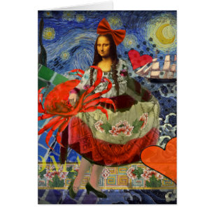 Mona Lisa Fun Zodiac Whimsical