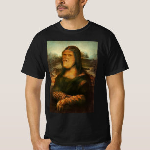 Mona Lisa Gorilla Ape T-Shirt