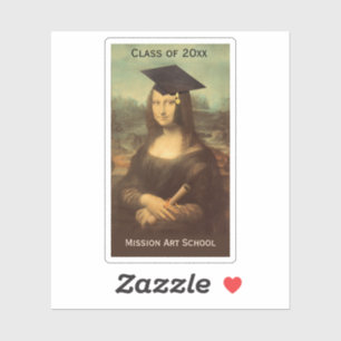 Mona Lisa Graduation Grad Cap