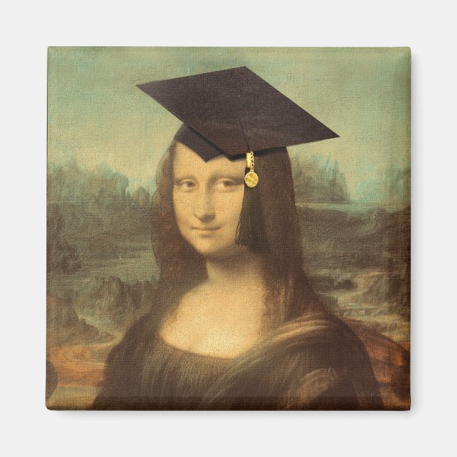 Mona Lisa Graduation Magnet (Front)