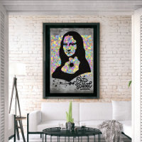 Mona Lisa Graffiti Street Art Pop Culture