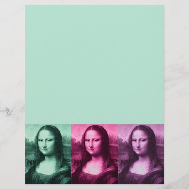 Mona Lisa Green Pink Purple (Front)