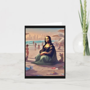 Mona Lisa Holidays In Dubai Sticker Card