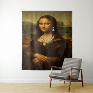 Mona Lisa in Fabulous Diamonds Tapestry