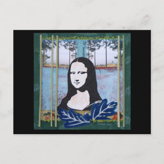 Mona Lisa in the Country Postcard